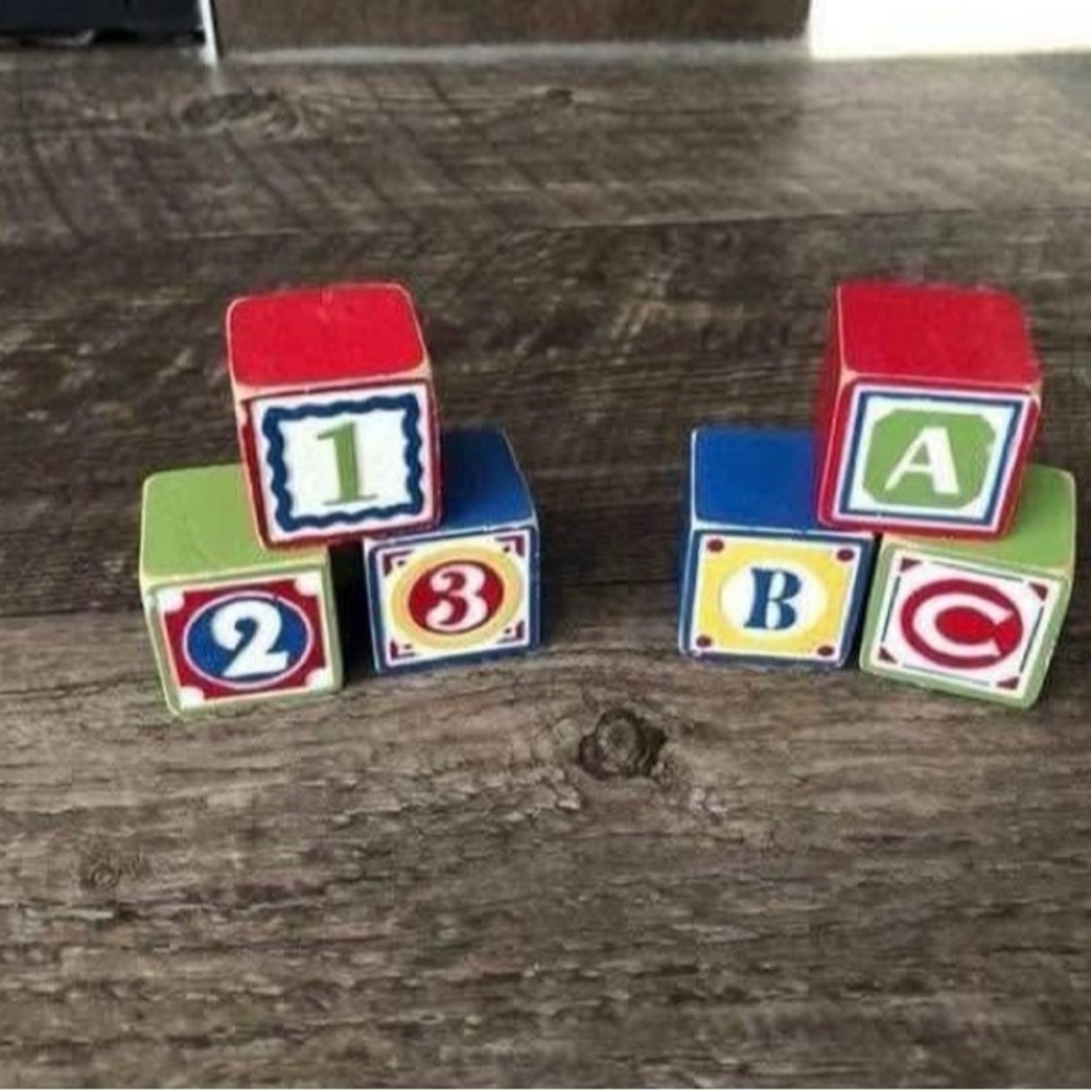ABC 123 Wooden Furniture/ Drawer Knobs (Pineridge
Hollow)